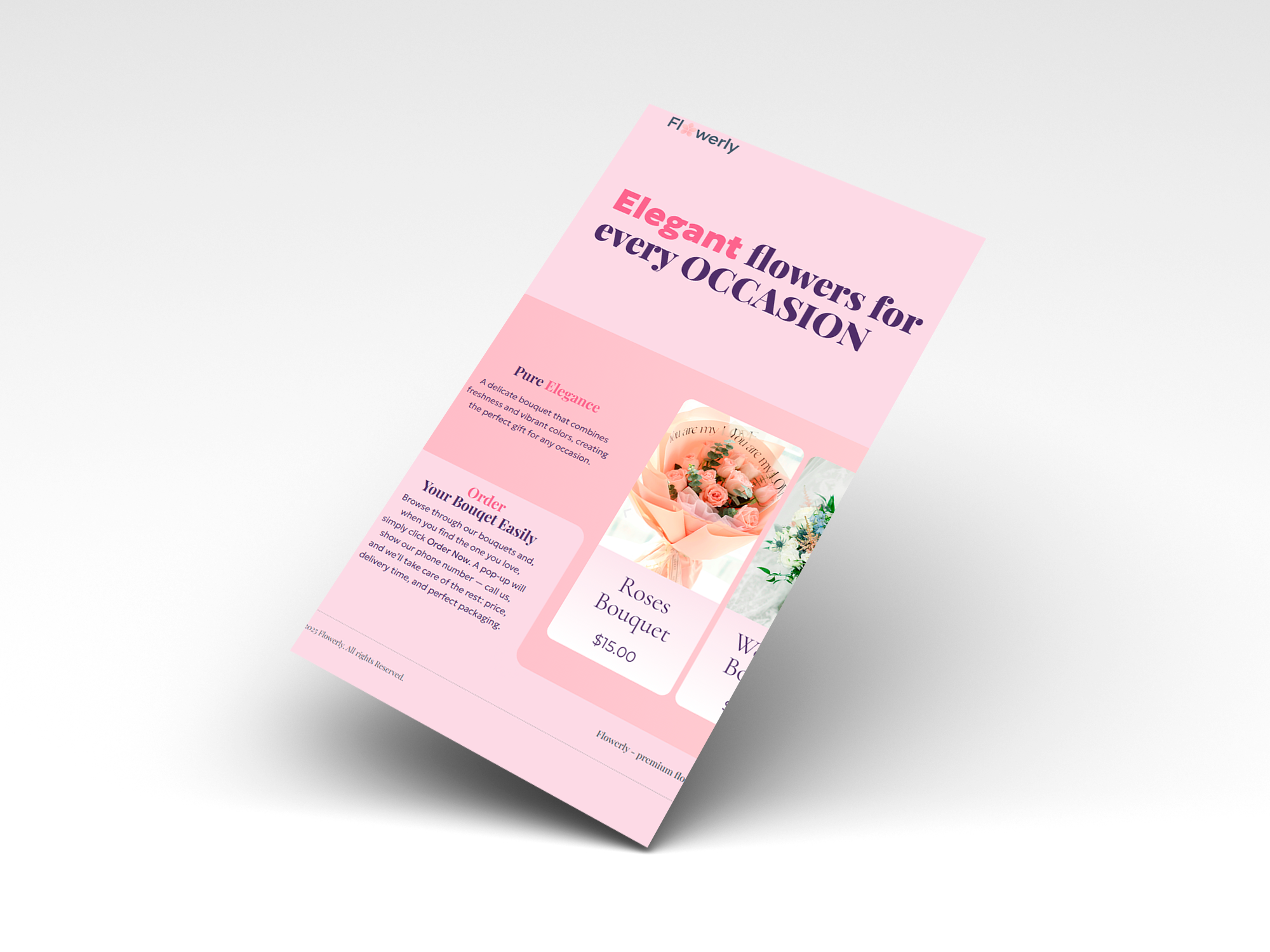 Flowerly Full Screen MOCK